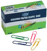 Paper Clips FIS Colour 50MM FSPS5OC-FIS - Al Masam Stationery LLC